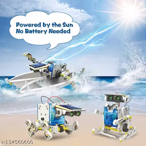 Original 13-in-1 Solar Power Robots Creation Toy, Educational Experiment Robotics Kit, Science Toy Solar Powered Building Robotic Set Age 8-12 for Boys Girls Kids Teens to Build Educational Toys - Image 2